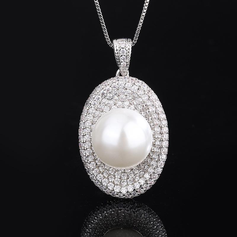 Schmuck Kupferboden Vergoldet Eingelegt Perlmutt Perle Perlenset 14Mm