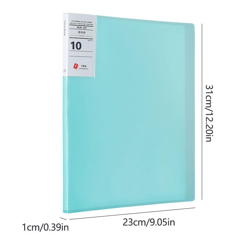 A4 Semi Transparent PP Brochure, Multiple Page Sizes To Choose From, Classified Insert Folder, Conference Document Organization,