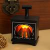 LED Retro Fireplace Candle Dollhouse Light - Simulated Flame Atmosphere Night Light
