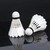 12pcs Badminton Shuttlecocks Professional White High Speed Duck Feather Badminton Ball for Game Training Sport Practice Youth