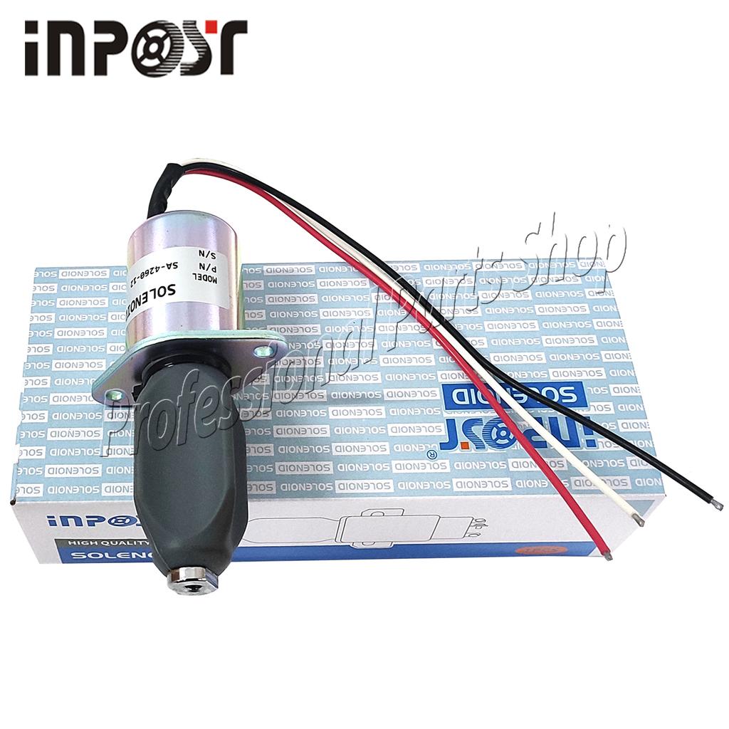 New 12V SA-4260-12 Shut Off Stop Solenoid Valve For Kubota Engine SA-4260