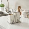 Carbon Steel Cutlery Storage Rack Countertop Type Utensil Holder Cutlery Organizer  Kitchen