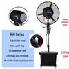 Industrial Outdoor Cooling Spray Fan with Humidification and High-Power Atomization for Commercial Use