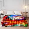 Vibrant Abstract Skyburst for All Seasons Blanket Lunch Break Throw Gift