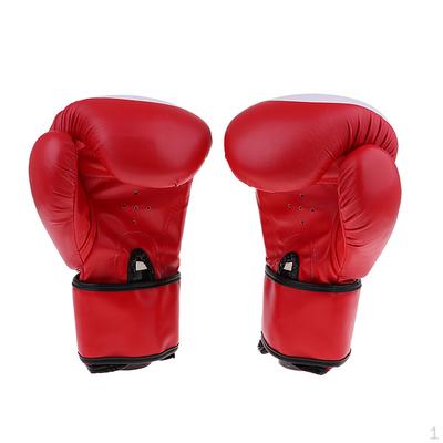 1 Pair Breathable Training Gloves for Sparring, Kickboxing and Heavy Punching Bag, Fighting, Bag