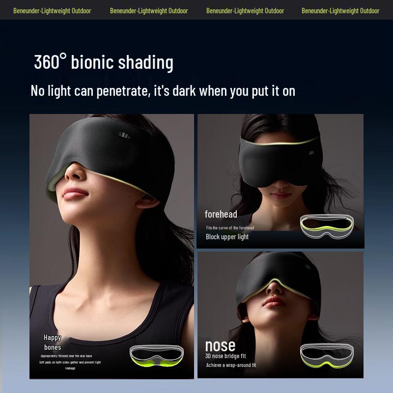 beneunder Gravity Massage Sleep Eye Mask