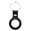 Kožené pouzdro Locator Tracker Měkký ochranný kryt Keychain proti ztrátě Kompatibilní pro Airtag (dvojnásobek