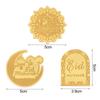 5/10 STÜCKE Eid Mubarak Kuchenaufsatz Gold Acryl Cupcake Topper Ramadan Kareem Backwerkzeuge Islamische Muslimische Party Kuchendekorationen