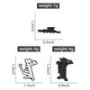 Cartoon Filmfigur Emaille Anstecknadeln Kundenspezifische Schwarz-Weiß Drachen Broschen Reversabzeichen Kleidung Tier Schmuck Geschenk für Kinder Freunde