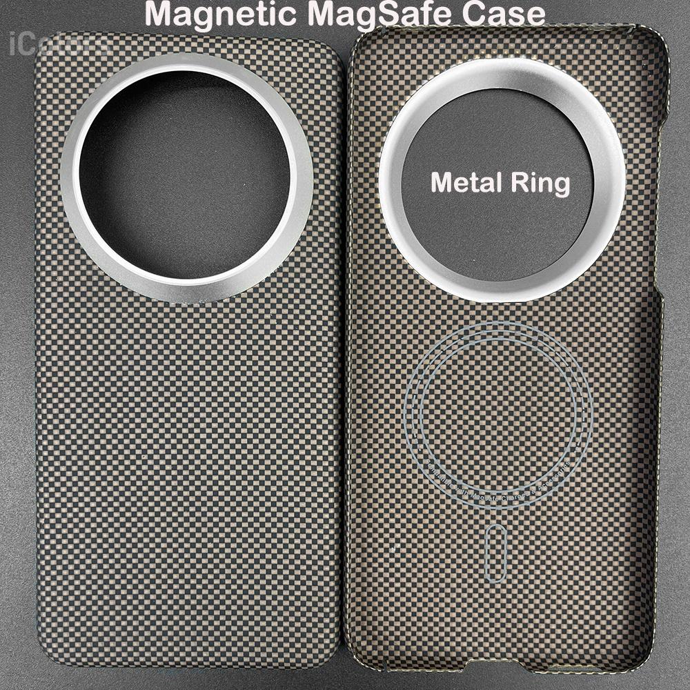 For Huawei Mate 70 Pro /70 Genuine Carbon Fiber Case Ultra Thin Aramid Fiber Case Lightweight Magnetic Cover Durable Sturdy