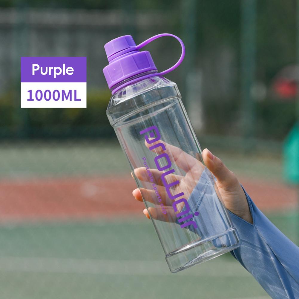 1000ML Leak-Proof Plastic Large Capacity Sports Water Bottle Non-Toxic Odorless Perfect for Hot/Cold Drinks