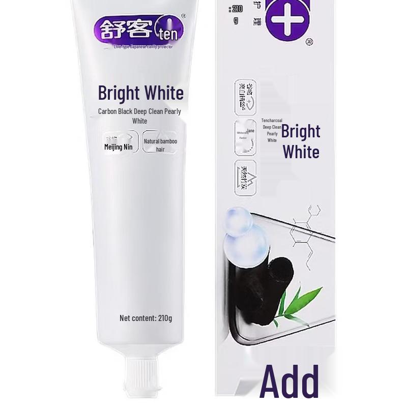 Shuke Bamboo Mint Whitening Toothpaste (4-Pack)