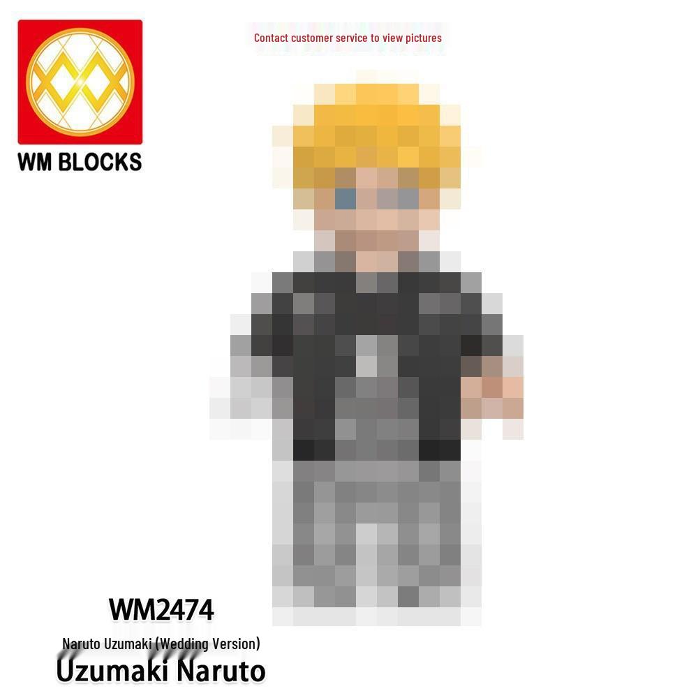 Anime Ninja Series Educational Building Blocks Set for Kids
