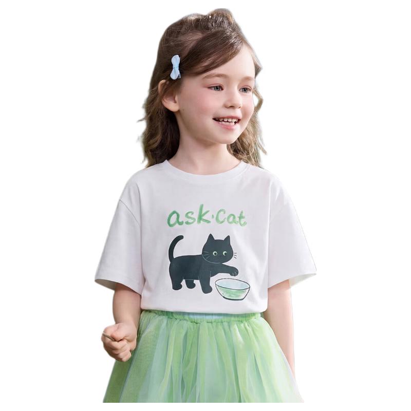 ASK JUNIOR 7A Antibacterial Breathable Kids  Short Sleeve T-Shirt M