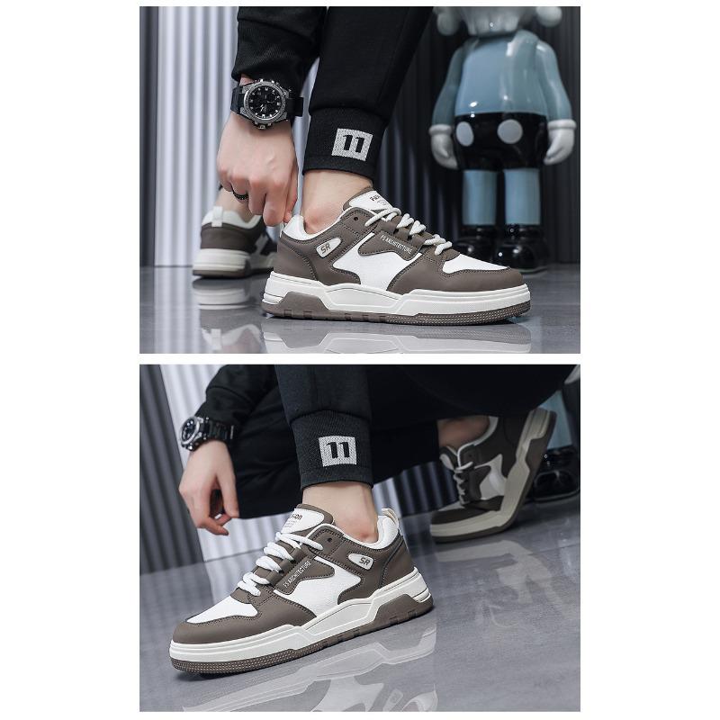 Men‘s Shoes Spring Hong Kong Style High-Top Casual Shoes Versatile Thick-Soled Shoes Men Student Sports Trendy Shoes.