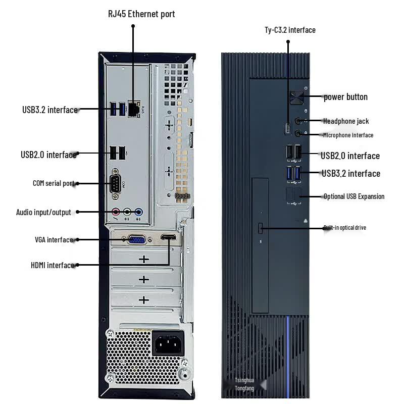 Tsinghua Tongfang Chao Xiang F870 Commercial Desktop PC (CN Version)