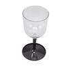 Portable Collapsible Wine Glass Shatterproof Clear Detachable Plastic Wine Glasses for Outdoor Camping Travel
