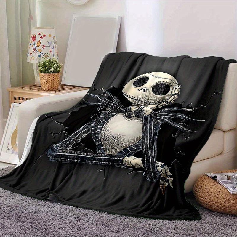 

1pc. Cute Cartoon Skeleton Blanket, Perfect for Home Decor, Seasonal Use, and Gift Ideas | Cozy & Stylish Halloween Theme Blanket | Ideal fo 100x150cm