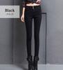 TeddyShop Skinny Denim Stretch Skinny Black Size M Jeans, Women's High-Waisted Pants, Washed, (p115), (27)