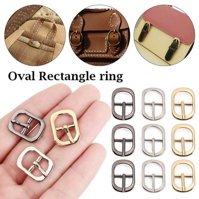 5Pcs Metal Leather Bag Buckles Shoe Shoulder Strap Belt Buckle Adjust Roller Pin Buckle Snap DIY Handbag Repair Accessories