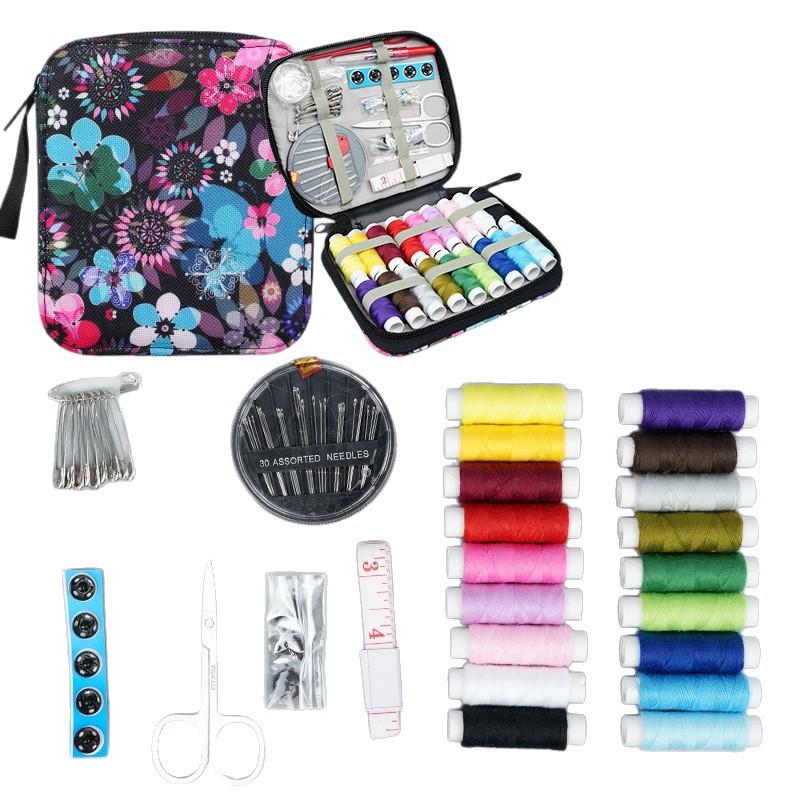 Portable Needle and Thread Kit - Home DIY Sewing Tool Set, Household Sewing Box