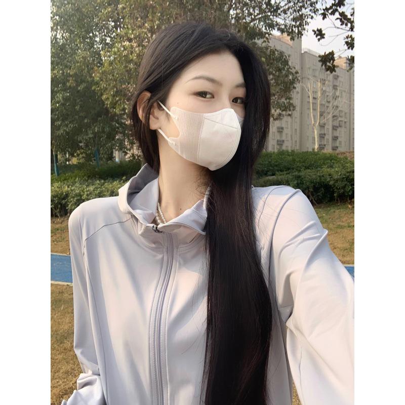 

Pure Desire Sporty Sunscreen Jacket: Summer 2023 Breathable Long Sleeve Hooded Yoga Style M [80-105 lbs]
