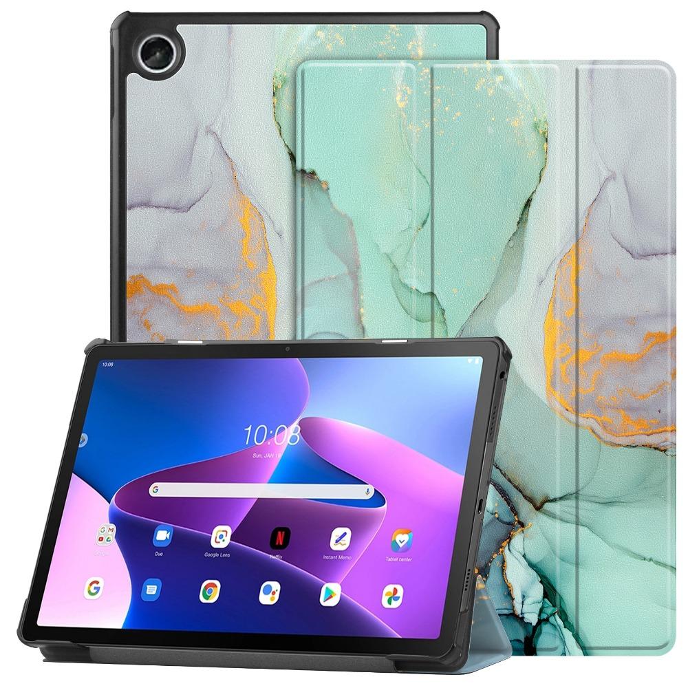 For Samsung Tab A9 2023 Case Premium Leather Tri Fold Stand Cover for A9 Plus Tablet Shockproof Protective Sleeve