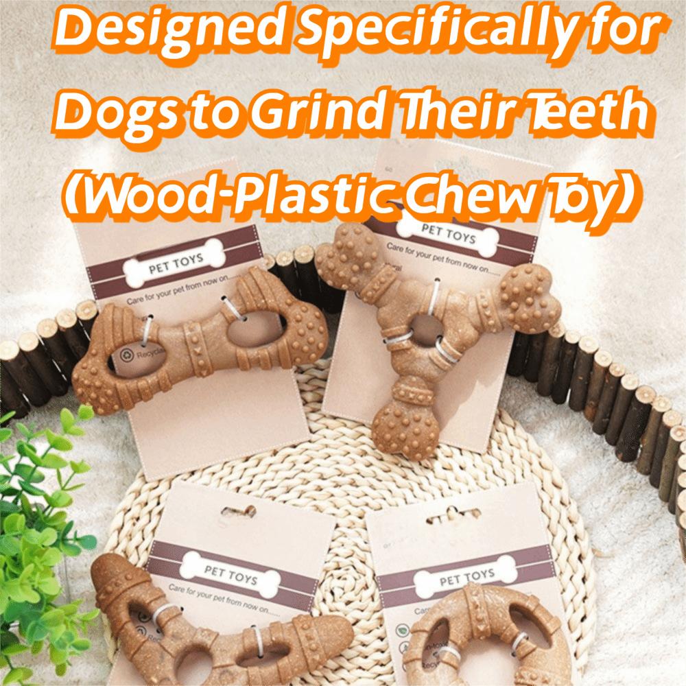 Bone-Like Shape Dog Teething Toy Natural Non-Toxic Imitation Bone Dog Toy Small Dogs