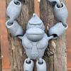 3D Printed Gorilla Toy Flexible Articulated Gorilla Model with Movable Joints Collectible Figurine