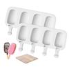 4 Cell Silicone Mold Ice Cream Mold Ice Tray Mold Popsicle Mold DIY Ice Cream Mould Ice Pop Maker Mould Ice Cube Tray Ice Mold