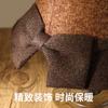 Middle and Old Ladies Hat Outdoor Warm Knitted Wool Basin Hat Bow Fashion Bucket Hat Short Brim Top Hat