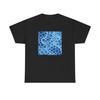 Unisex Adult T Shirt Blueberry Gradient Abstract Pattern Art