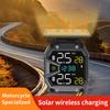Motorcycle Wireless Tire Pressure Sensor Tire Pressure Monitoring System TPMS Moto Solar Charge Tyre Temperature Alarm Sensor