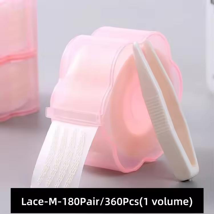 240Pcs Double Fold Eyelid Tape Sticker Lace Nature Clear Beige Stripe Self-adhesive Natural Eye Makeup Make Up With Tool New