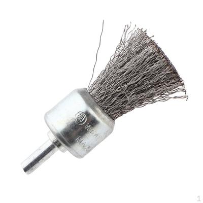 6mm Crimped Pen Wire Brush for /Machinery/Furniture Polishing Rotary