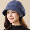 Elegant Women's Beret Hat Warm Baseball Caps Fashion Short Brim Beanie  Women Mother'gift