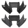 Sporty Motorcycle Front Wing Spoiler Set Lightweight Design Enhances Grip And Control Weather Resistant ABS Construction