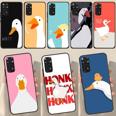 Cartoon Funny Goose For Redmi Note 12 Pro Plus Cover For Redmi Note 10 8 9 11 Pro 12S 11S 10S 9S 9C 10C 12C Case
