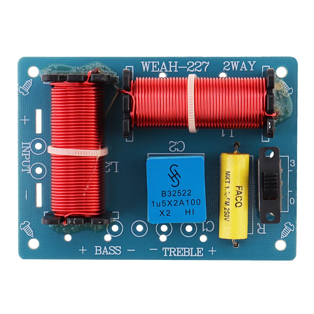 80W Speakers Audio Frequency Divider Loudspeaker 2 Unit Crossover Filters for SpeakersGood product