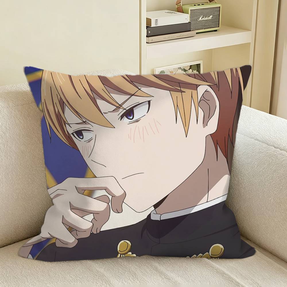 Shirogane From Love Is War Square Sofa Pillow Cover Solid Color Living Room Home Decor Cushion Case