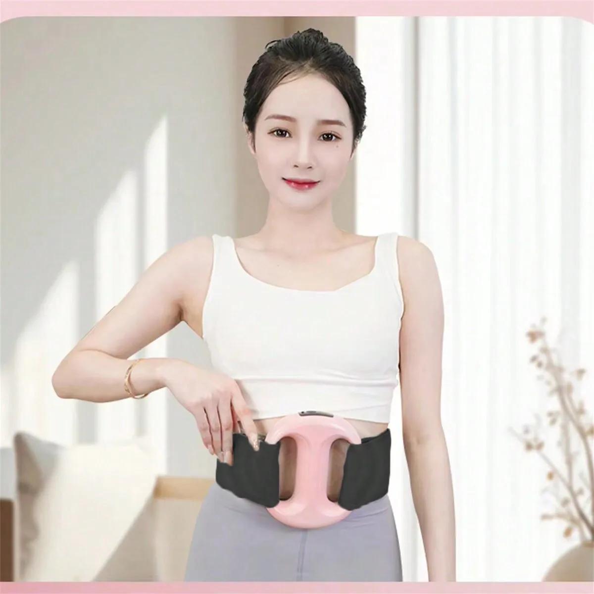 

Массажер для фасций Профессиональный вибрационный аппарат для сжигания жира Кольцо для йоги Пистолет для фасций Фитнес-оборудование Массажер для мышц розовый