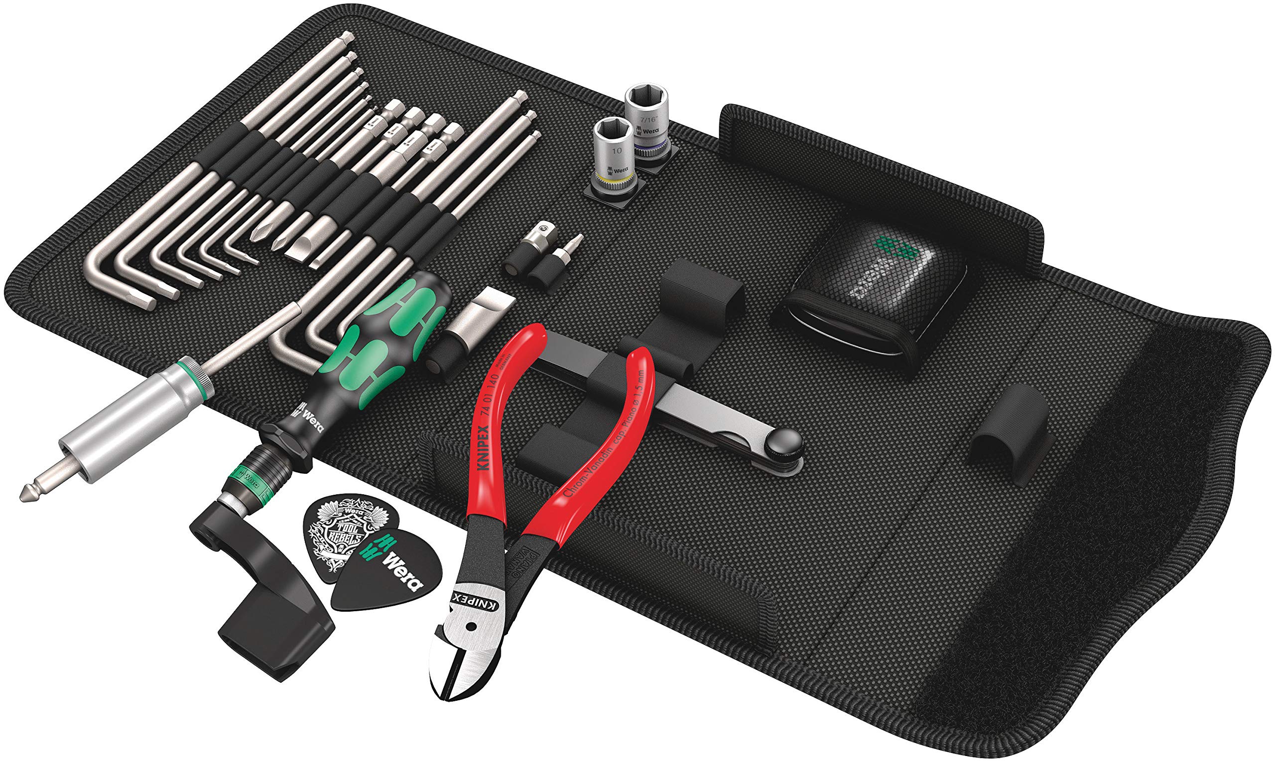 

Wera 05134015001 Guitar Tool Kit Set Imported from 9100, 27-Piece [Officially Japan]