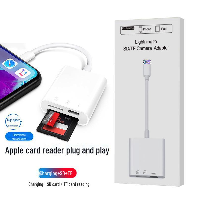 

Многофункциональный картридер и адаптер Apple 15 Pro Max для карт SD/TF