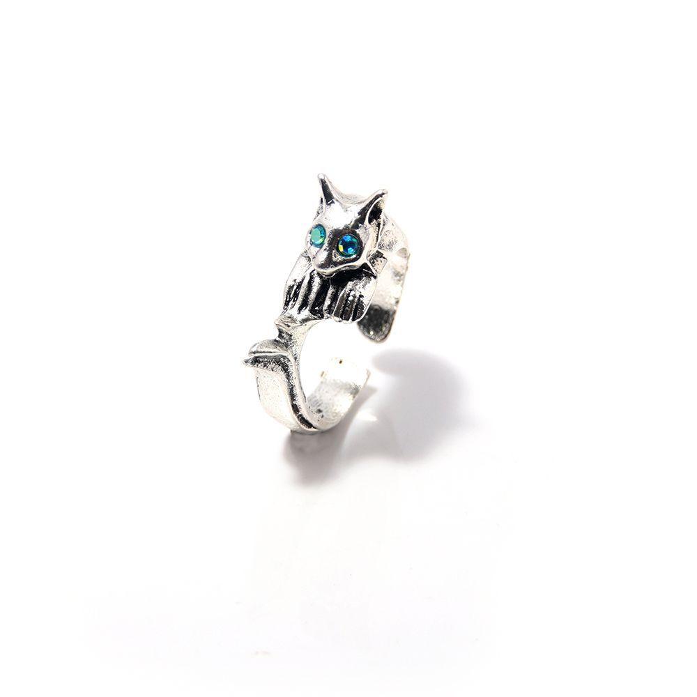 Anello delle Anime Anelli Regolabili Pietra Preziosa Cloranzia Metallo Anello di Crisantemo per Donne Uomini Gioielli Cosplay Accessori Regalo