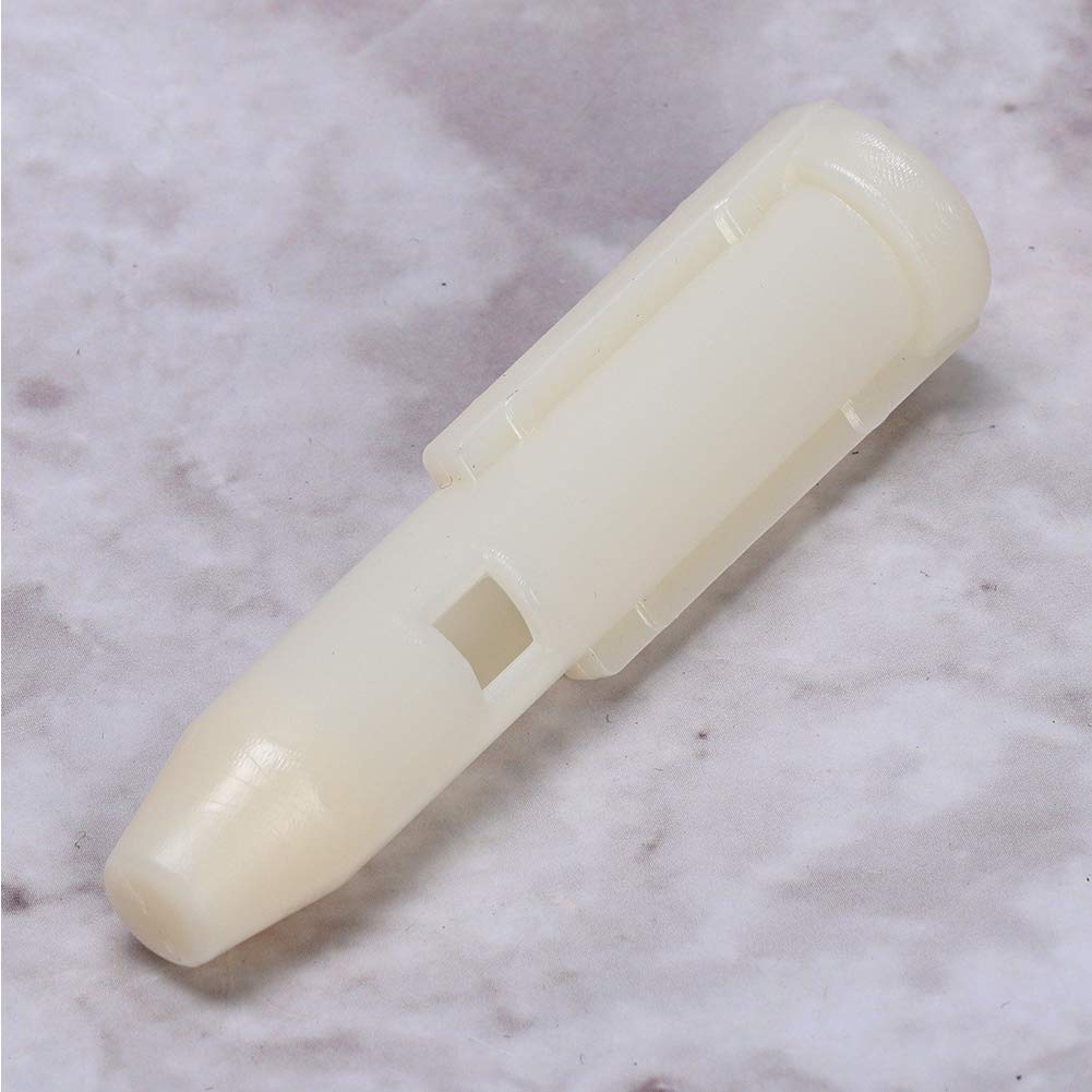 JGGLD White Gear Shift Knob Adapter Sleeve Replacement Made of Durable Compatible with Peugeot 206 207 306 307 308 Part, Plastic,