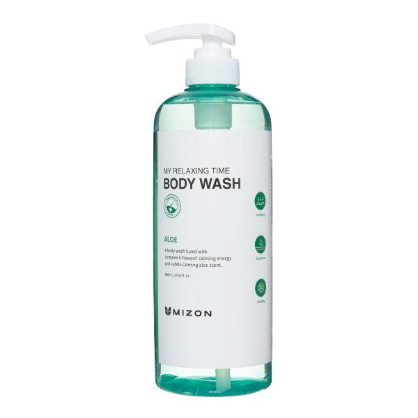 

MIZON MY RELAхING TIME BODY WASH [ALOE] Гель для душа с экстрактом алоэ