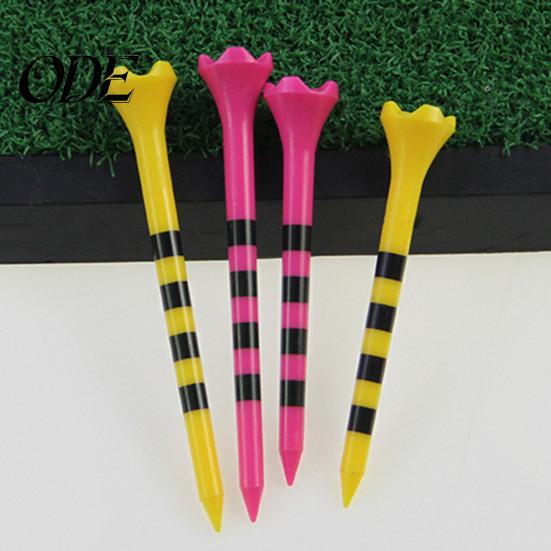 Golfschuhstollen 10 Stück 38/70/82MM Abschlagstreifen Höhenverstellbar Spitze Scharf Kunststoff Ballhalter Trainingshilfe Kit Zubehör Golfer Geschenke