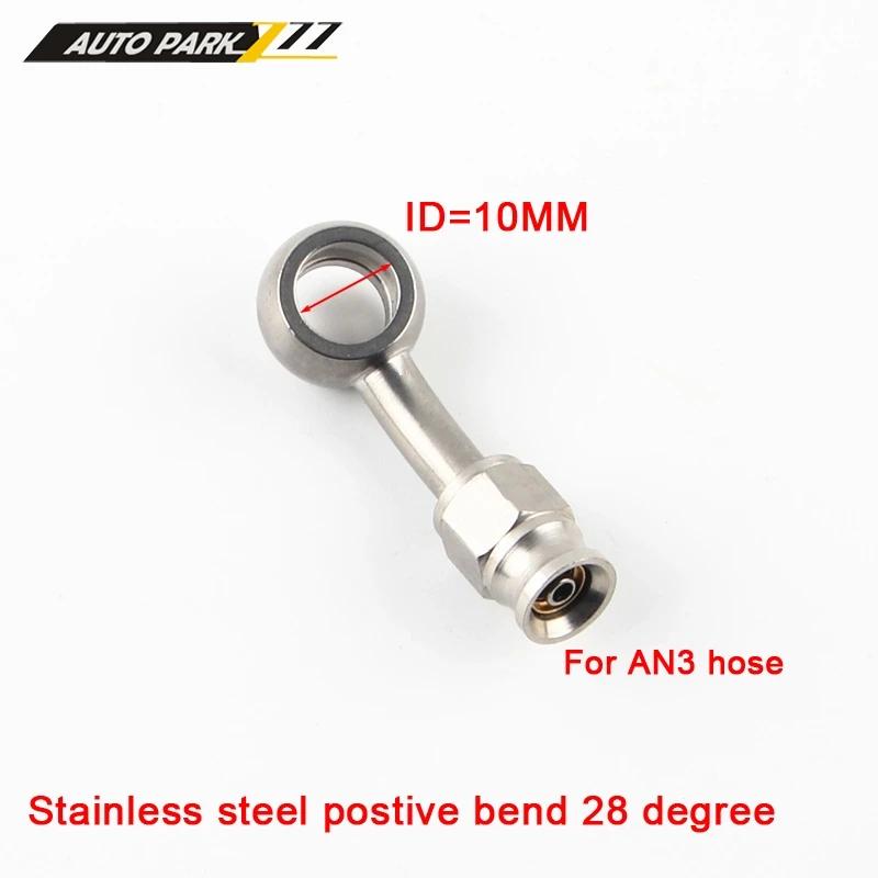 AN3 Motocykl Motorové Kolo Hydraulická Brzdová Olejová Hadice Linka Banjo Spojka m10x1 Nerezová Ocel 10mm