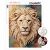 Handmade Majestic Lion Pearl DIY Painting Creative Interior Wall Art Fine Gift For Household Home Space Beautification Elegant Modern Room Decor