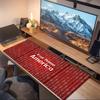 America De Cali Custom Name Large Size Mouse Pad Large Gaming Table Cushion Non-slip Laptop Tablet Big Mousepad XXL Mat Mini PC Playmat With Lock edge